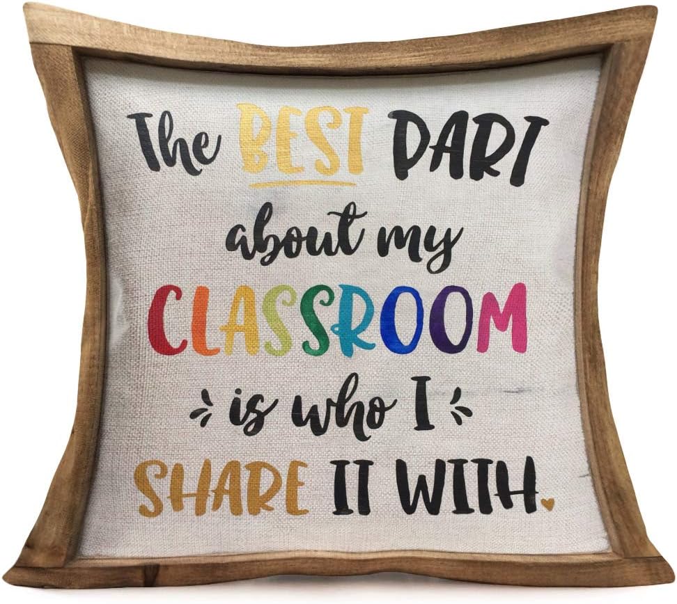 Aremetop Vintage Quote Pillow Covers Decorative Cotton