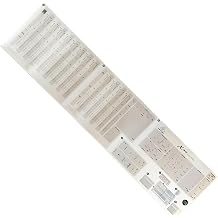 Heinakroon Overlay for X32 Professional Mixing Desk Full-Size - Writable UX Labeling Surface for Audio Engineers and Church Sound Inverter