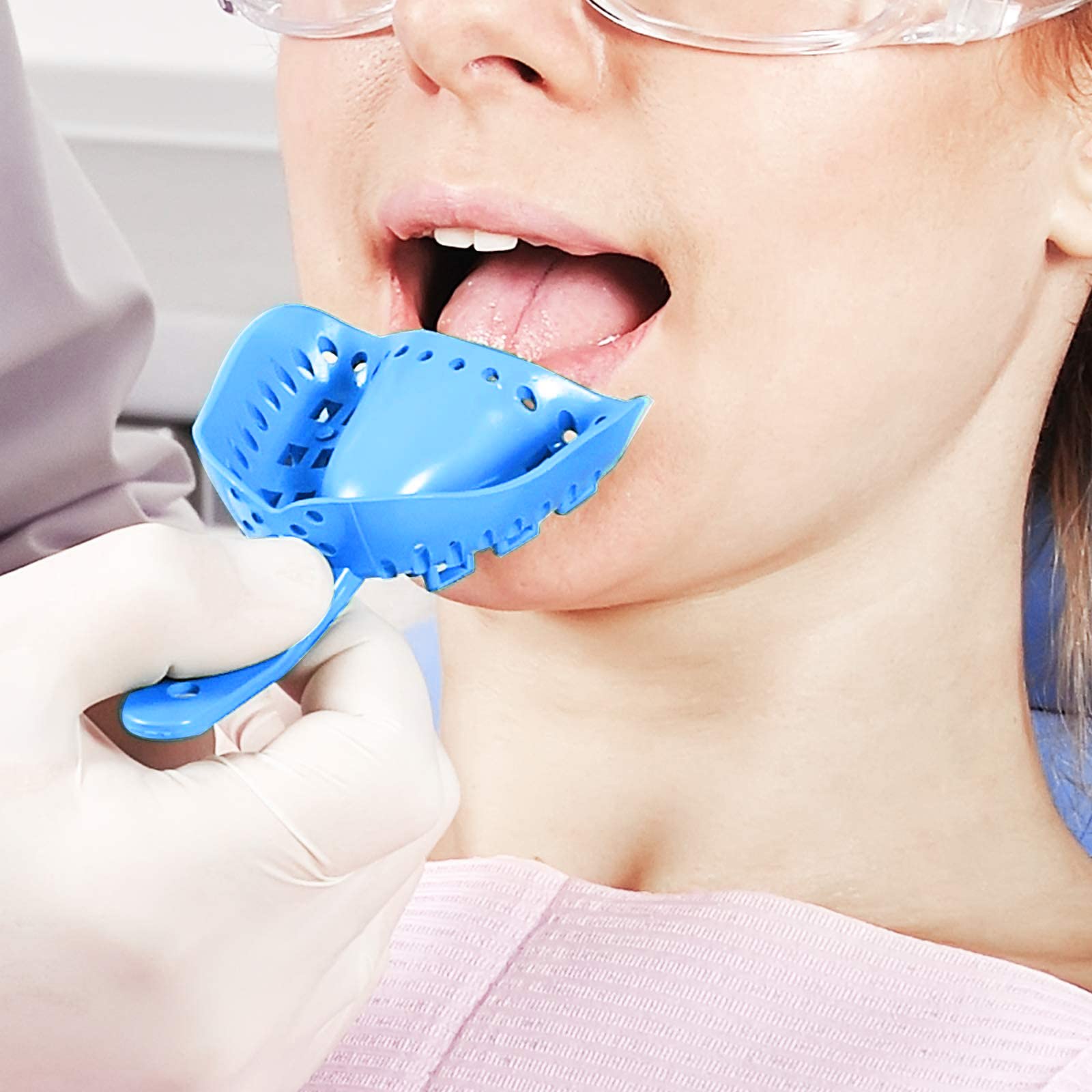 BOGEEL 10x for Impression Trays Autoclave Perforated Trays Accessory Tool Dentist Supp