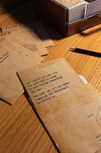 Miniatura 6 de Fizz Creations Resuelve el caso – Juego de Escape Room 3D en una maleta portátil con 5 juegos únicos, cartas de pistas y rompecabezas 3D – Noche de