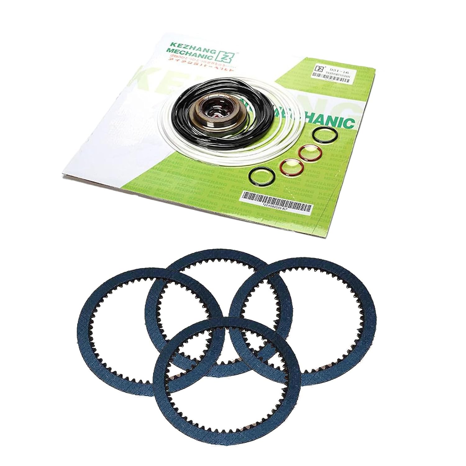 4pcs D31-16 Transmission Disc with Transmission Repair kit 113-15-22741 Compatible for Komatsu Bulldozer D31S-16