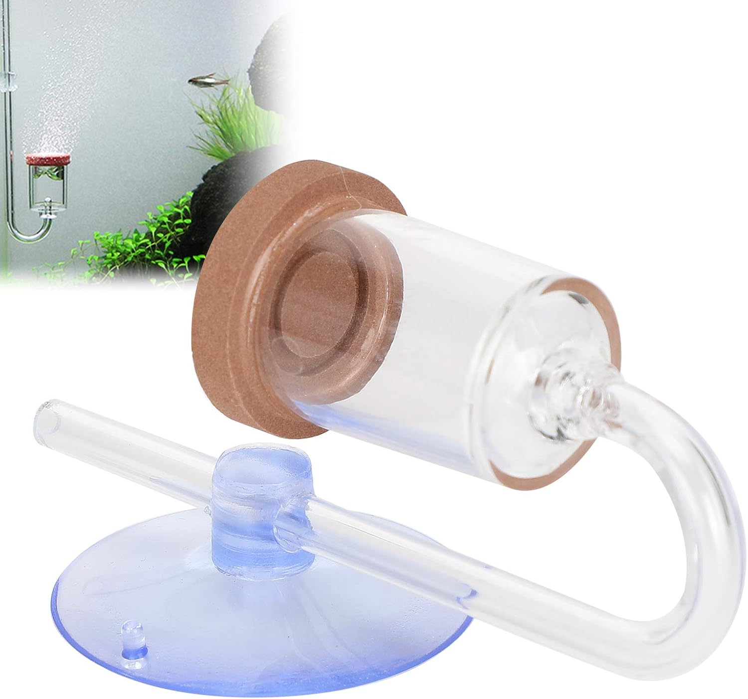 Fish Tank CO2 Diffuser, Aquarium CO2 Regulator, Original Materials Steady Fish Pond for Fish Tank(L) - Image 4