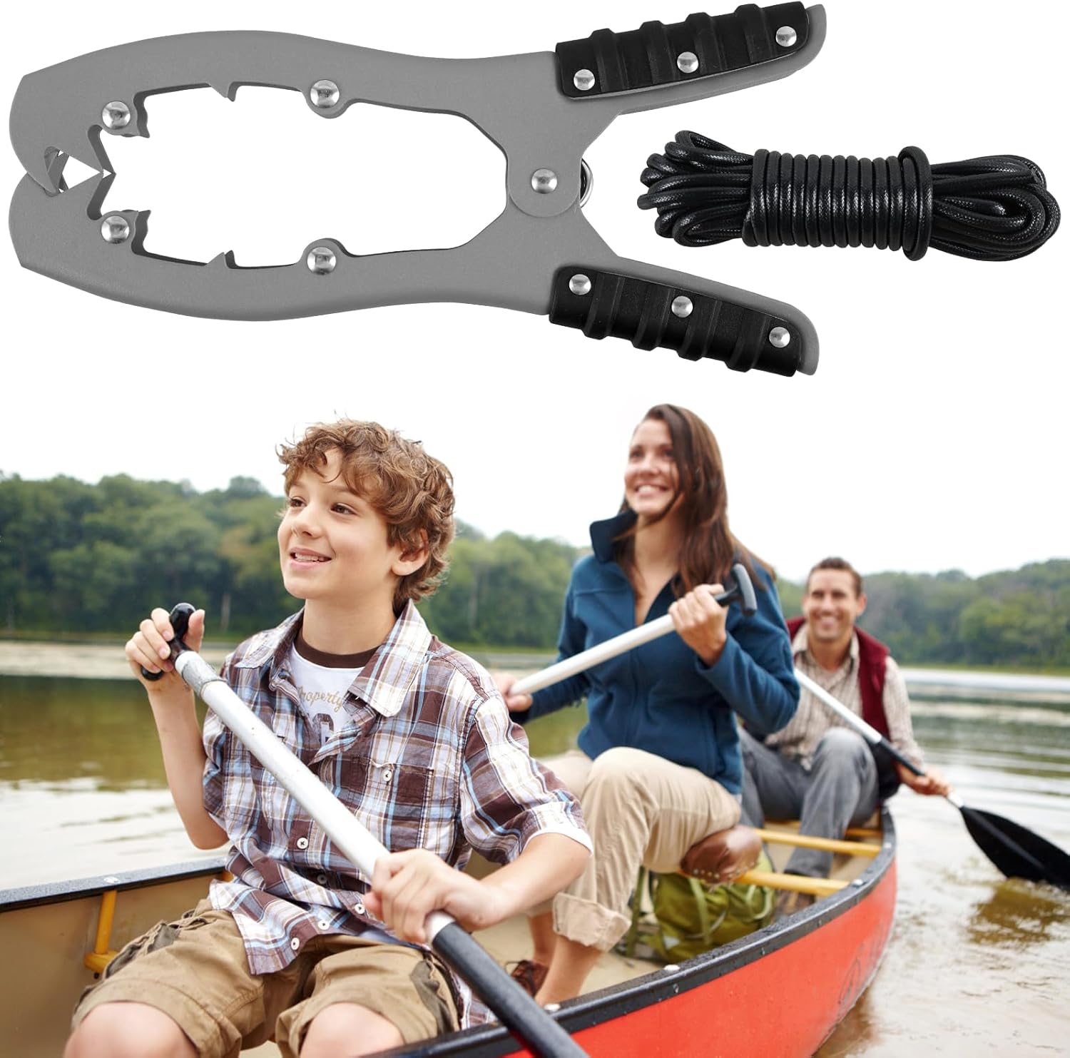 Kayak Anchor Grip, Canoe Anchor Gripper w 16.5ft Rope, Boat, Float Tube & Kayak Fishing Accessories, Boat Anchor Clip Boat Gripper Brush Clamp Anchor, Kayaking Rubber Grips w Teeth Kayak Anchor Grip, Canoe Anchor Gripper w 16.5ft Rope, Boat, Float Tube & Kayak Fishing Accessories, Boat Anchor Clip Boat Gripper Brush Clamp Anchor, Kayaking Rubber Grips w Teeth