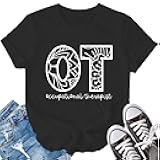 LBP Occupational Therapist Shirt Womens OT Tshirt Occupational Therapy Month Tee Top