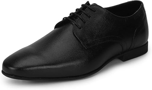Buy Red Tape Men Black Derby Shoes-8 at 
