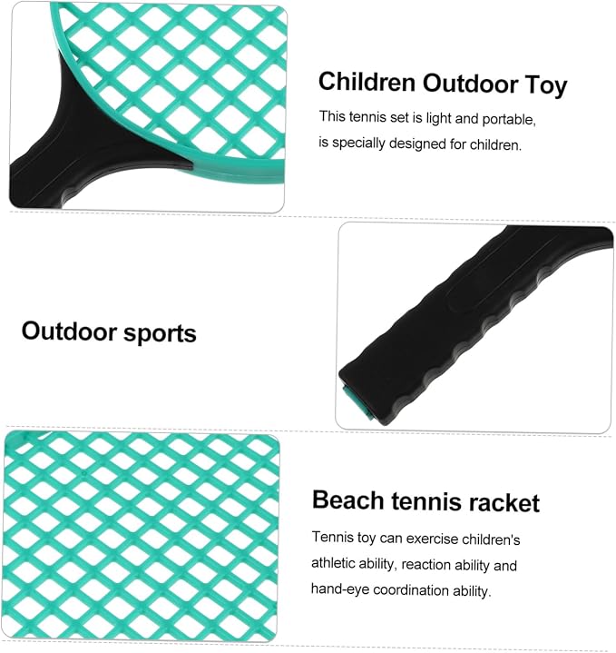 2Pcs raquetas de tenis ligeras para exterior y principiantes miniatura 8