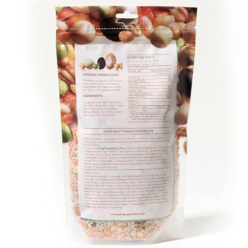 Miniatura 2 de Pereg Natural Foods Mezcla de sopa de guisantes, frijoles, lentejas, Kosher, natural, 1 libra