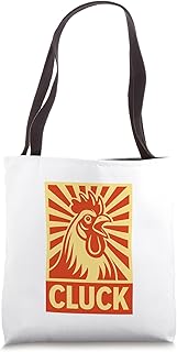 Cluck – Funny Bold Chicken Noise for Poultry People Tote Bag