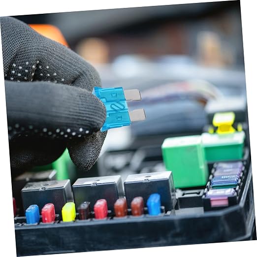 Kit de 50 fusibles automotrices, probador de fusibles para RV, camiones, SUV, motocicletas, camping y remolques miniatura 4