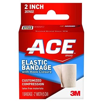 Ace Elastic Bandage with Hook Closure, Latex-Free, 2 in x 4.2 ft, 1 ct | Non-Sterile