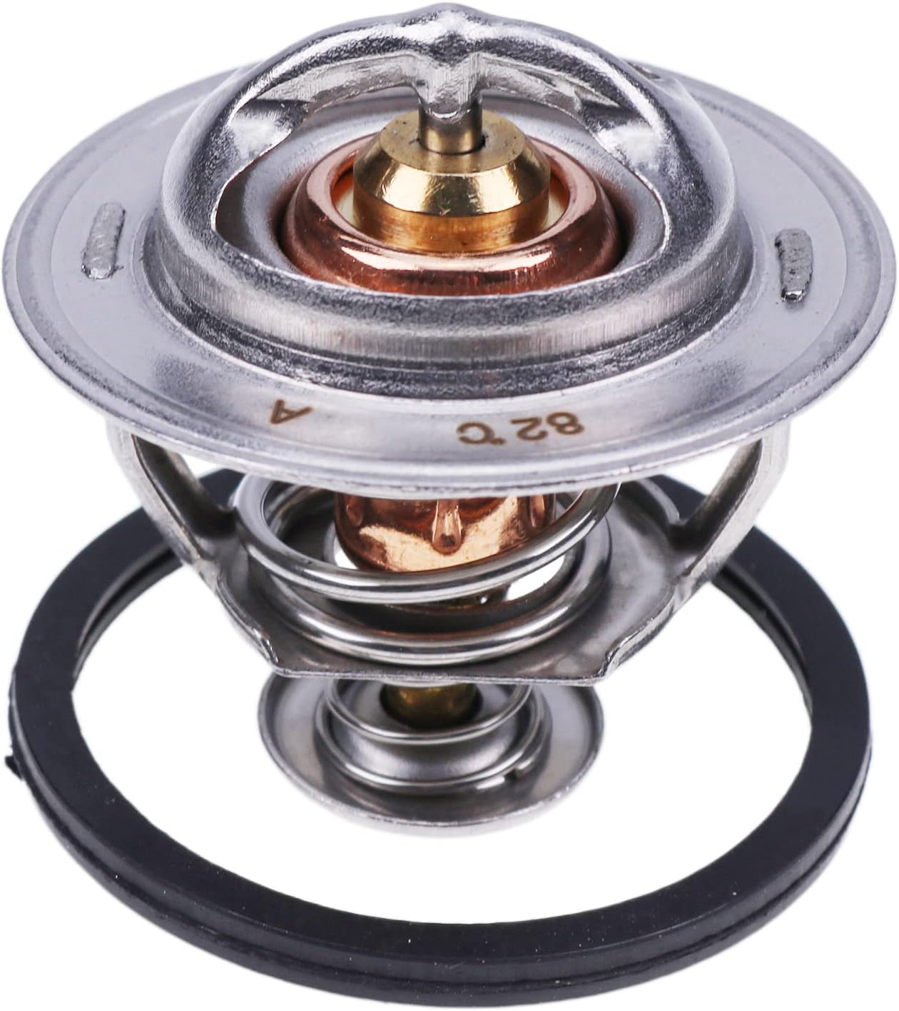 FridayParts 82℃ Thermostat for Engine Isuzu 4JG1 4JB1 4KH1 4LE1 4LE2 Hitachi Case Sumitomo Hanix John Deere
