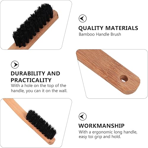 Miniatura 8 de FAVOMOTO Cepillo de detallado de neumáticos de coche de cerdas para detallar el motor del vehículo, cepillo de detallado de llantas de automóvil,