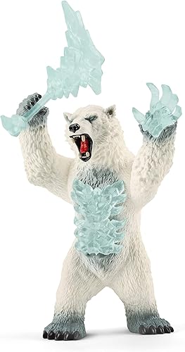 Schleich Eldrador Creatures, monstruo de hielo criatura mítica juguete para niños, figura de acción de oso de Blizzard, a partir de 7 años