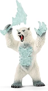 SCHLEICH 42510 Blizzard bear with weapon Eldrador Creatures Toy Playset for children aged 7-12 Years