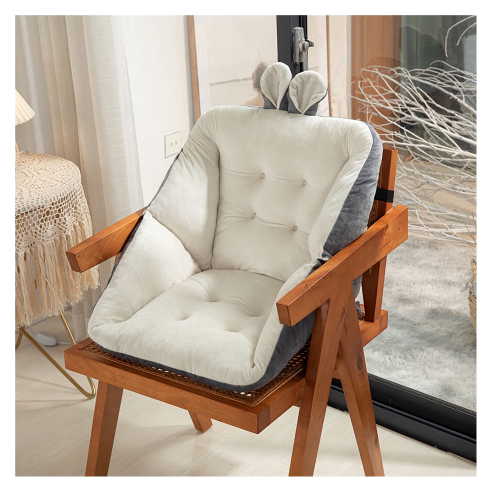 Cuscino di Supporto for Lo Schienale, Cuscino for Sedia, Cuscino for Sedile, Cuscino for Lettura, Cuscino for Sedile Semi-Chiuso Cuscino for Sedile Comfort Semi-Chiuso for Sedia da Ufficio