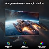 Monitor Gamer Curvo 32 polegadas Z-Edge, 240Hz, 1 ms, Full HD 1080P, VA 1500R, 16:9, FHD (1920x1080), Brilho de 300 cd/m², 98% sRGB, FreeSync, HDMI 2.0x2/DP 1.4x2, Ajuste de Inclinação, Sem Bordas — imagem 4