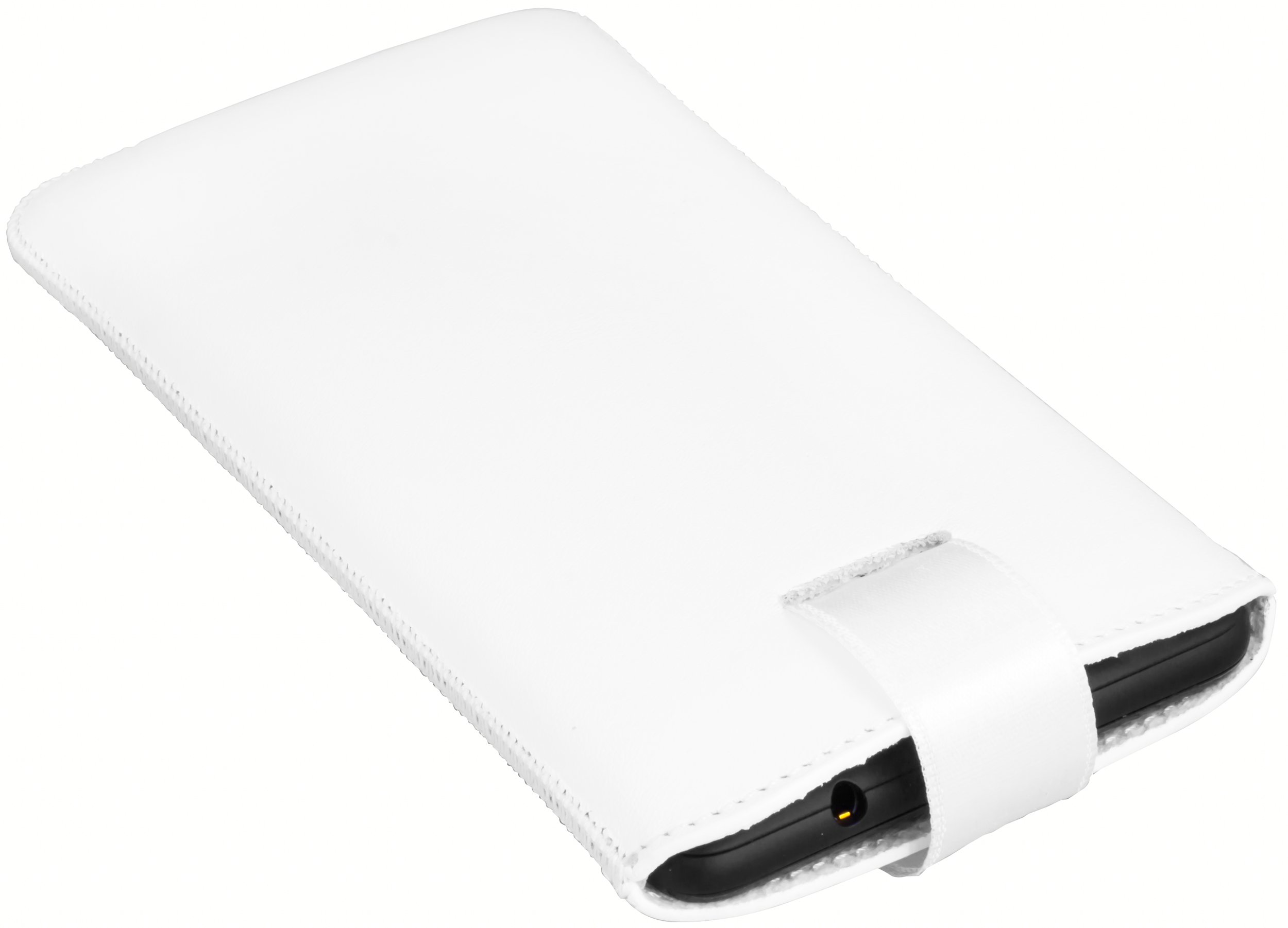 Mumbi Bolso De Cuero Real Compatible Con Motorola Moto G, (Pestaña Con