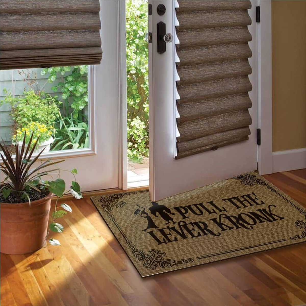 Pull The Lever Kronk Indoor Welcome Mats for Entryway Rugs Indoor Non Slip Door Mat Indoor Doormat for Entryway Mats for Front Door Indoor 30"X18"