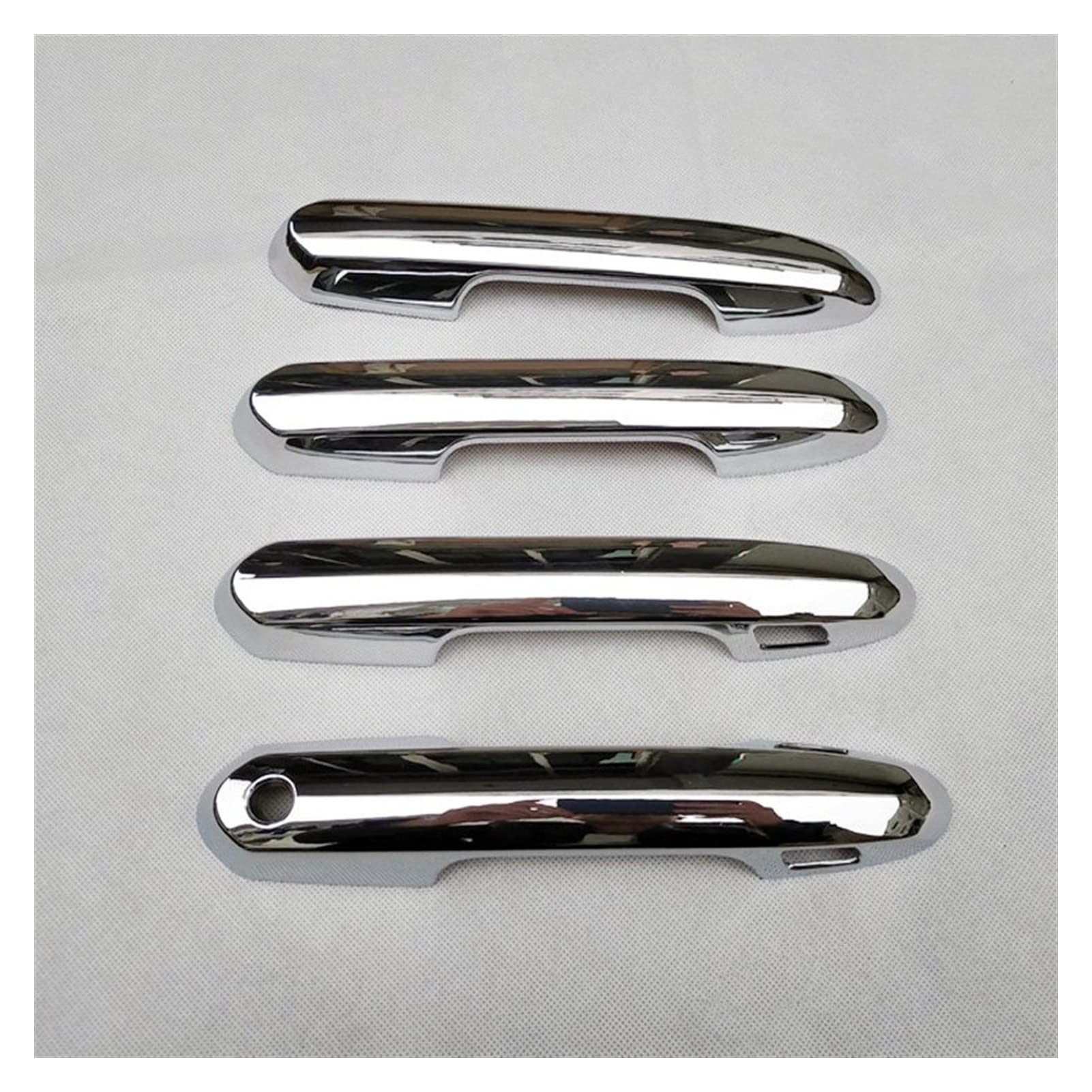 Qwqthgs 4 Car Exterior Door Handle Cap For Rav Xa50 2019 2020 Abs Plastic Chrome Colors Carbon Fiber Car Accessories Pcs Door Handle Cover(4)