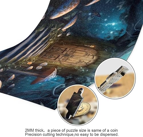 Miniatura 3 de Rompecabezas de 500 piezas con forma de hongo misterioso para adultos, rompecabezas educativos de aprendizaje, juguetes familiares difíciles y