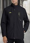 TACVASEN Men's Lightweight Rain Jacket with Hood Windbreaker Jacket Waterproof Softshell Jacket Outwear Windproof Coat