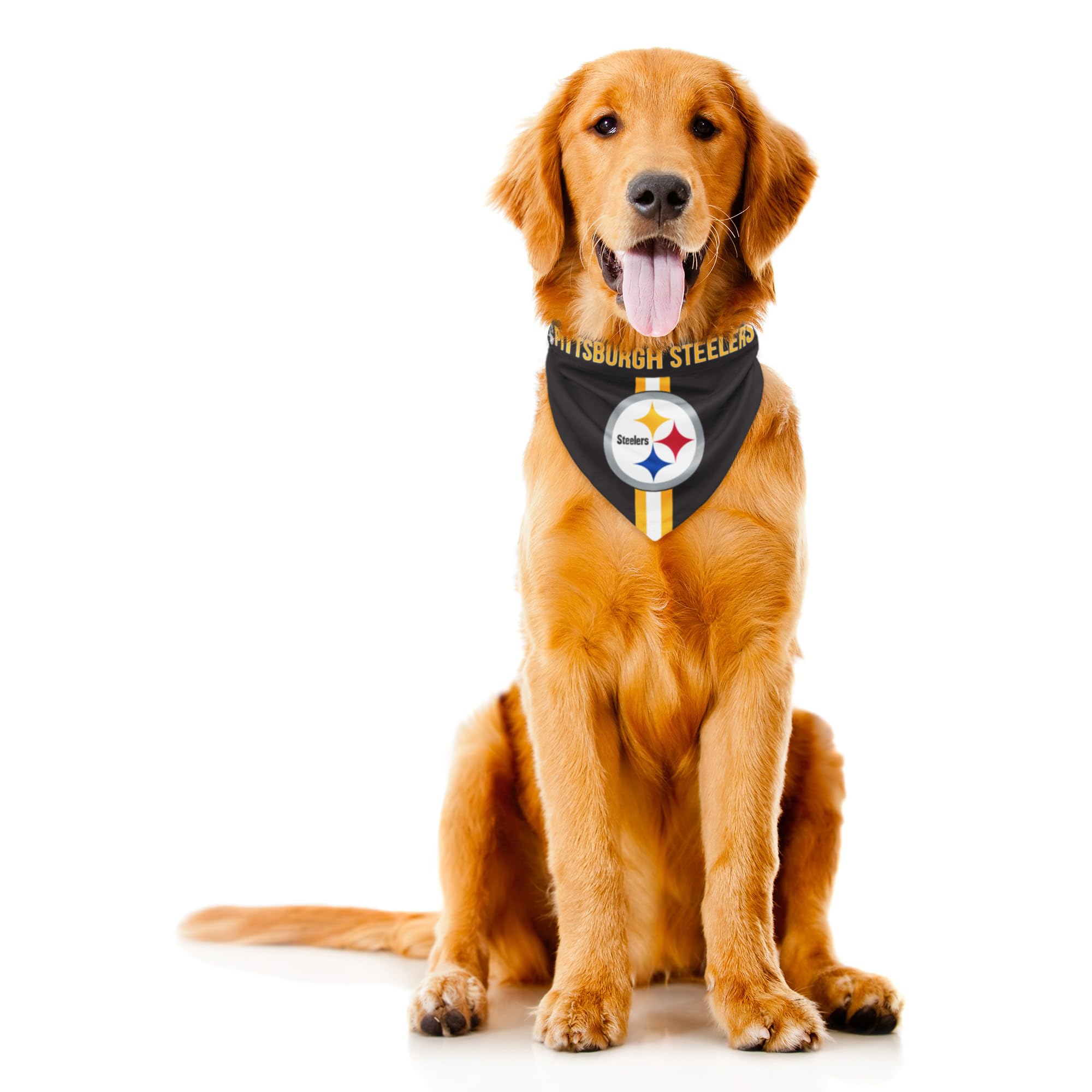 Littlearth Pittsburgh Steelers NFL Pet Bandana