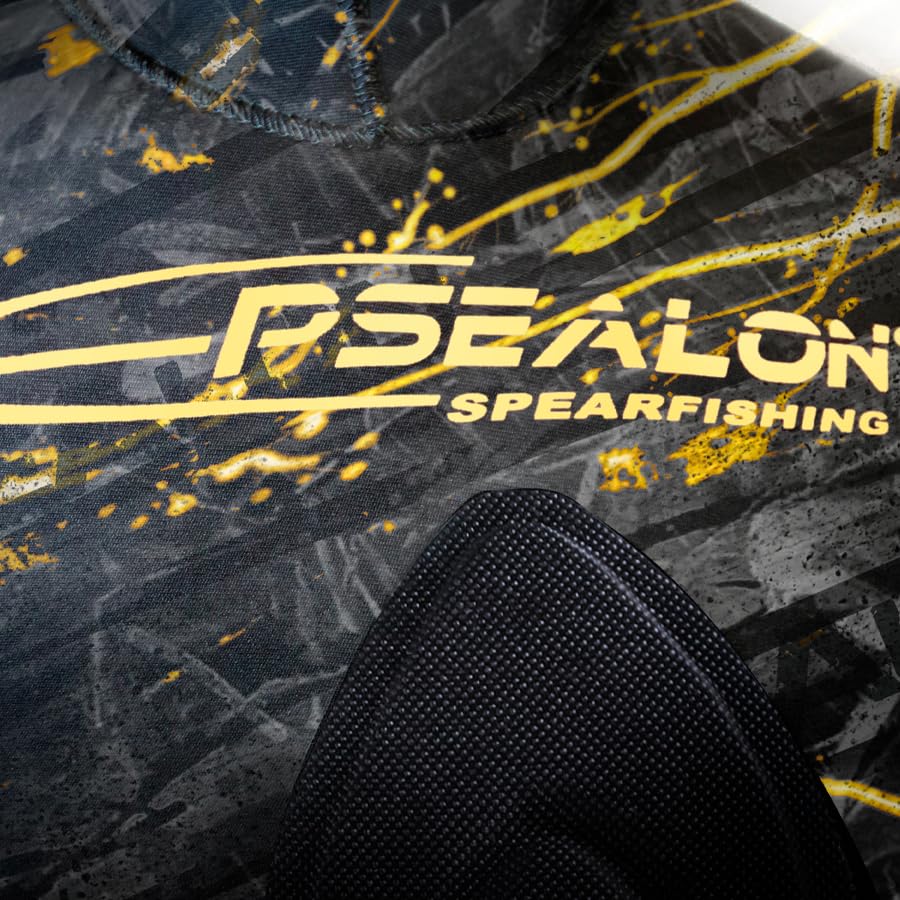 EPSEALON Dark Fusion Neoprene Giacca 5 mm Tuta da caccia subacquea immersioni pesca apnea Freediving Spearfishing Wetsuit Jacket