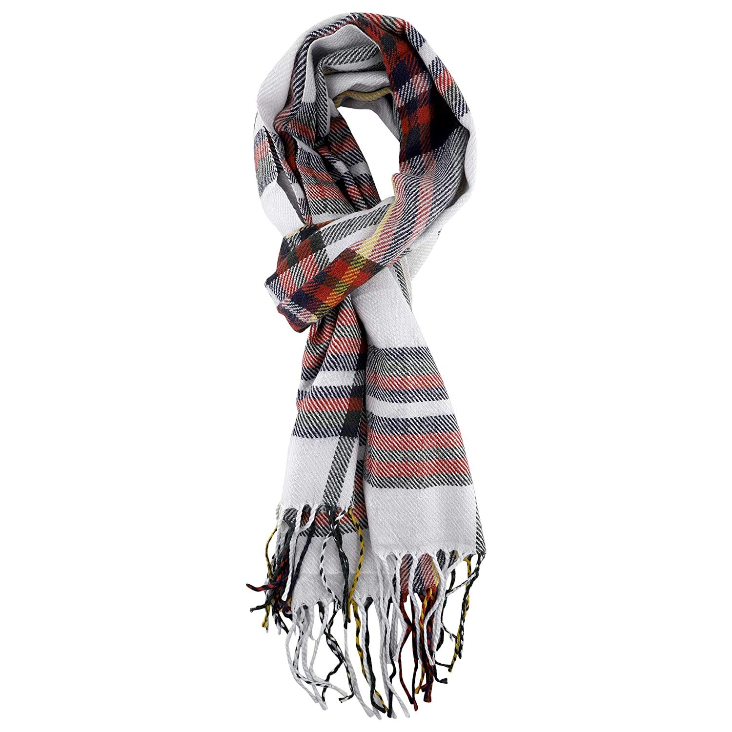 MAGIC Woolen Scarves Winter Muffler for Boy's & Girl's soft wool Lines-(Pack of 02) 1