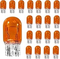 HHZL T20 7440A WY21W Amber Turn Signal Bulbs, 10PCS - Bright 360° Blinker Brake Daytime Running Lights for Cars Trucks SUVs