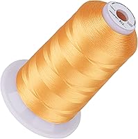 Vista 116 de Simthread 5500 yardas de hilo de bordar, 5000M de alto rendimiento 40 WT 100% hilo de poliéster – Más de 170 colores vívidos, clasificado de alta