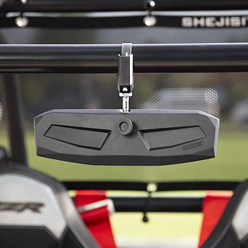 Miniatura 7 de Espejo retrovisor UTV para jaula antivuelco de 1.5 a 2.0 pulgadas, nuevos espejos RZR con ajuste simple del ángulo de visión, compatible con Polaris