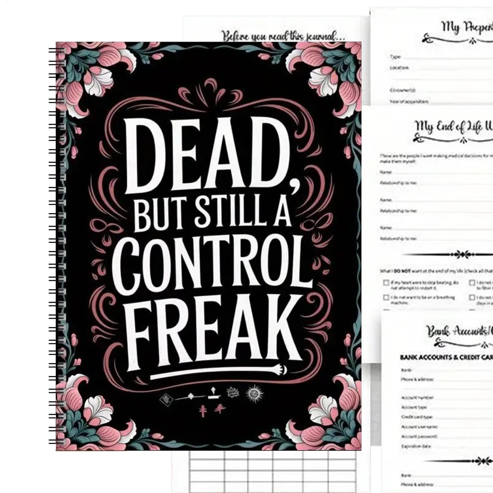 When I Die Book Planner | Final Wishes Organizer Book,Arrangements Binder, When I'M Gone Notebook for Will Preparation, Last Wishes, Funeral Planning