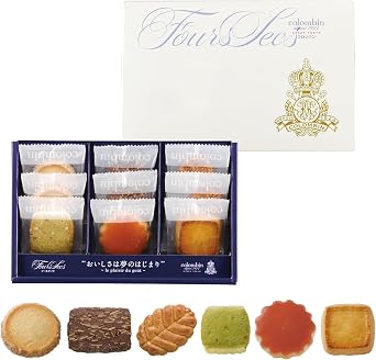 コロンバン フールセック ギフト 洋菓子 詰め合わせ 個包装 お菓子 銘店 プレゼント 缶 プチギフトクッキー 9枚入り