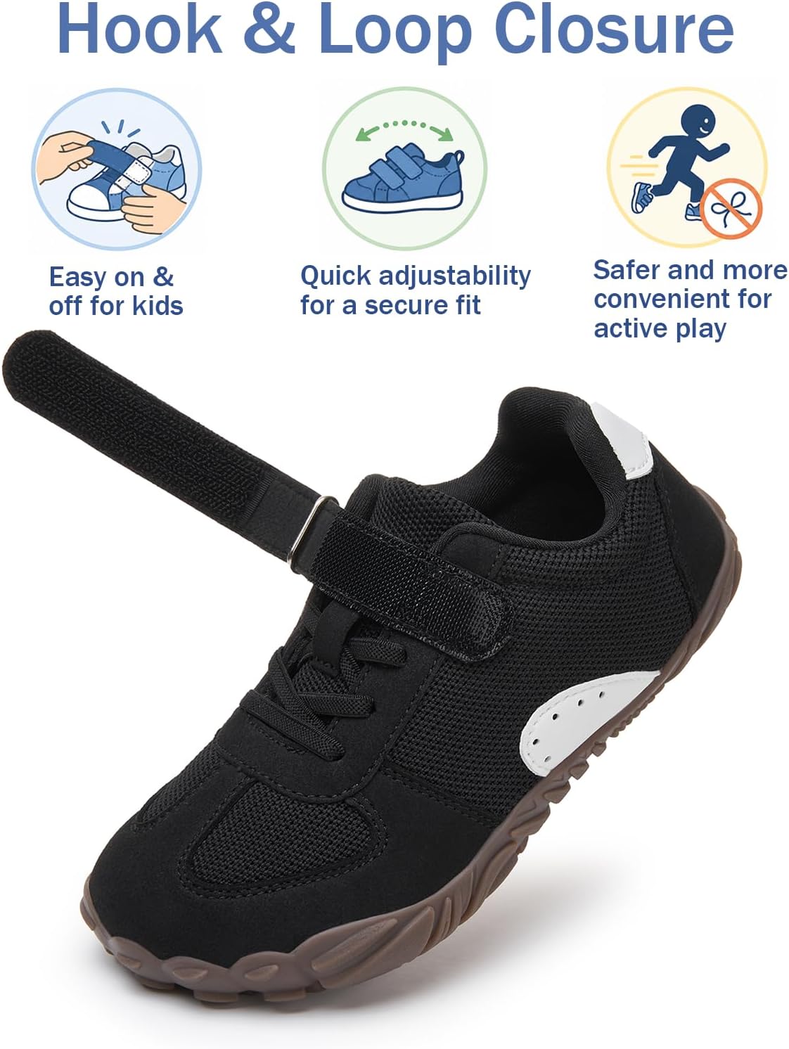 Kids Barefoot Shoes Boys Girls Wide Toe Box Sneakers