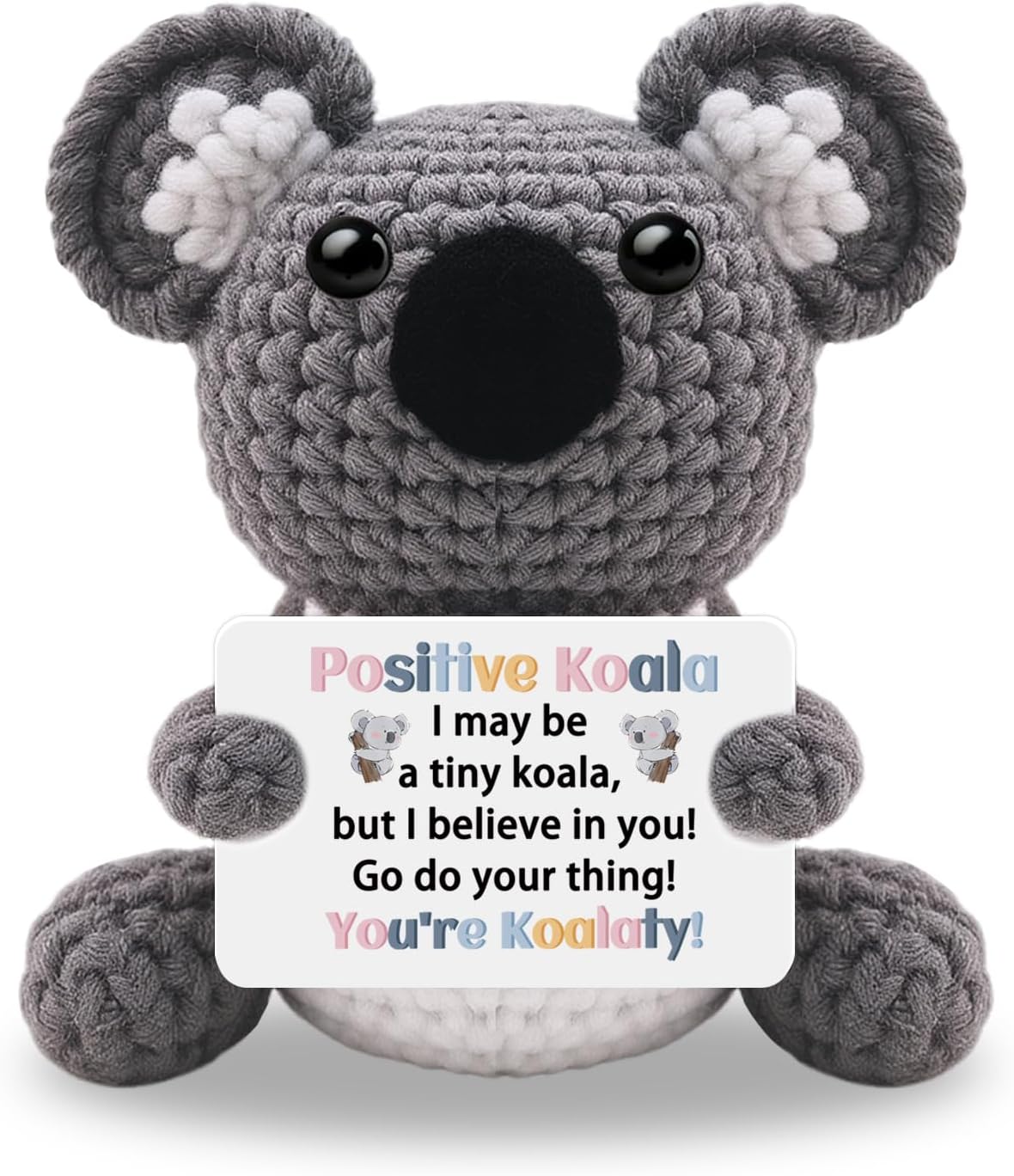 Funny Crochet Koala Gifts for Women Men Birthday Inspirational Gift