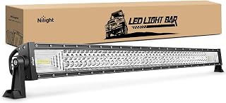 Nilight 42 Inch 648W Triple Row LED Light Bar - 43,000LM Flood Spot Combo for Trucks Jeeps UTV ATV Boat Off Road Lights
