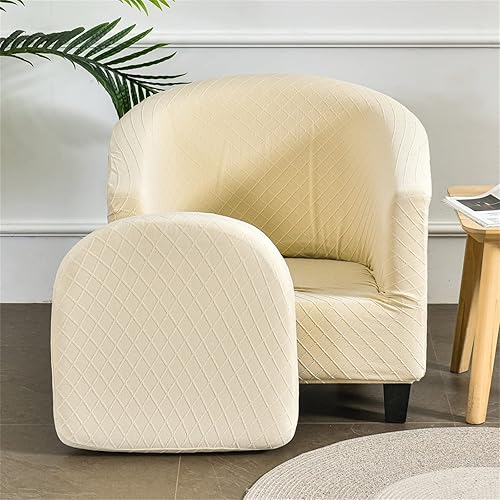 Miniatura 2 de Eco-Ancheng Funda elástica para silla de club, 2 piezas, estampada, funda elástica para sillón, funda de sofá, protector de muebles para sala de