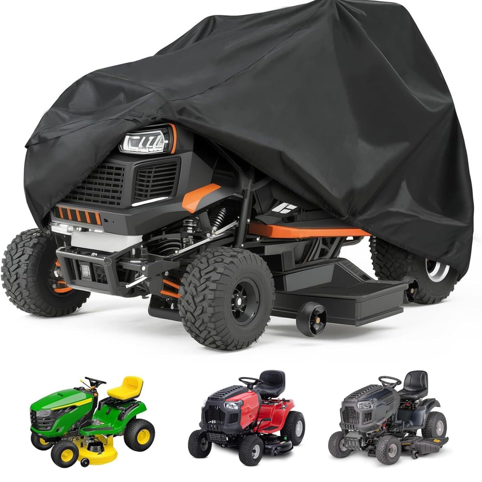FALMDCQ Riding Lawn Mower Cover, Compatible with Dixie Chopper Classic 2760KW 2013-2025, Tear-Proof Outdoor Tractor Cover Breathable Cover Lawn Care