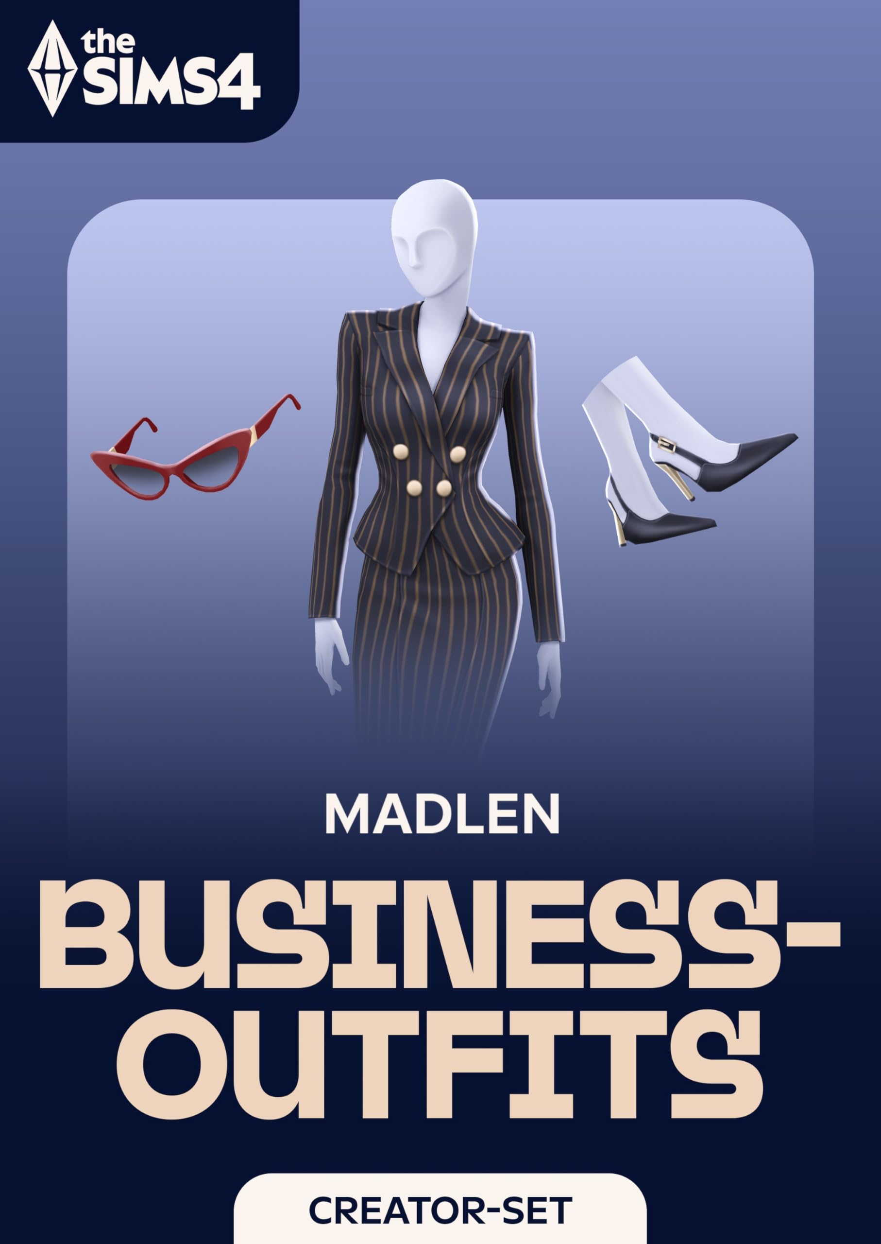 Die Sims 4 Business-Outfits-Set (CK004) PCWin | Download Code EA App - Origin | Deutsch Standard | PC Code - EA App
