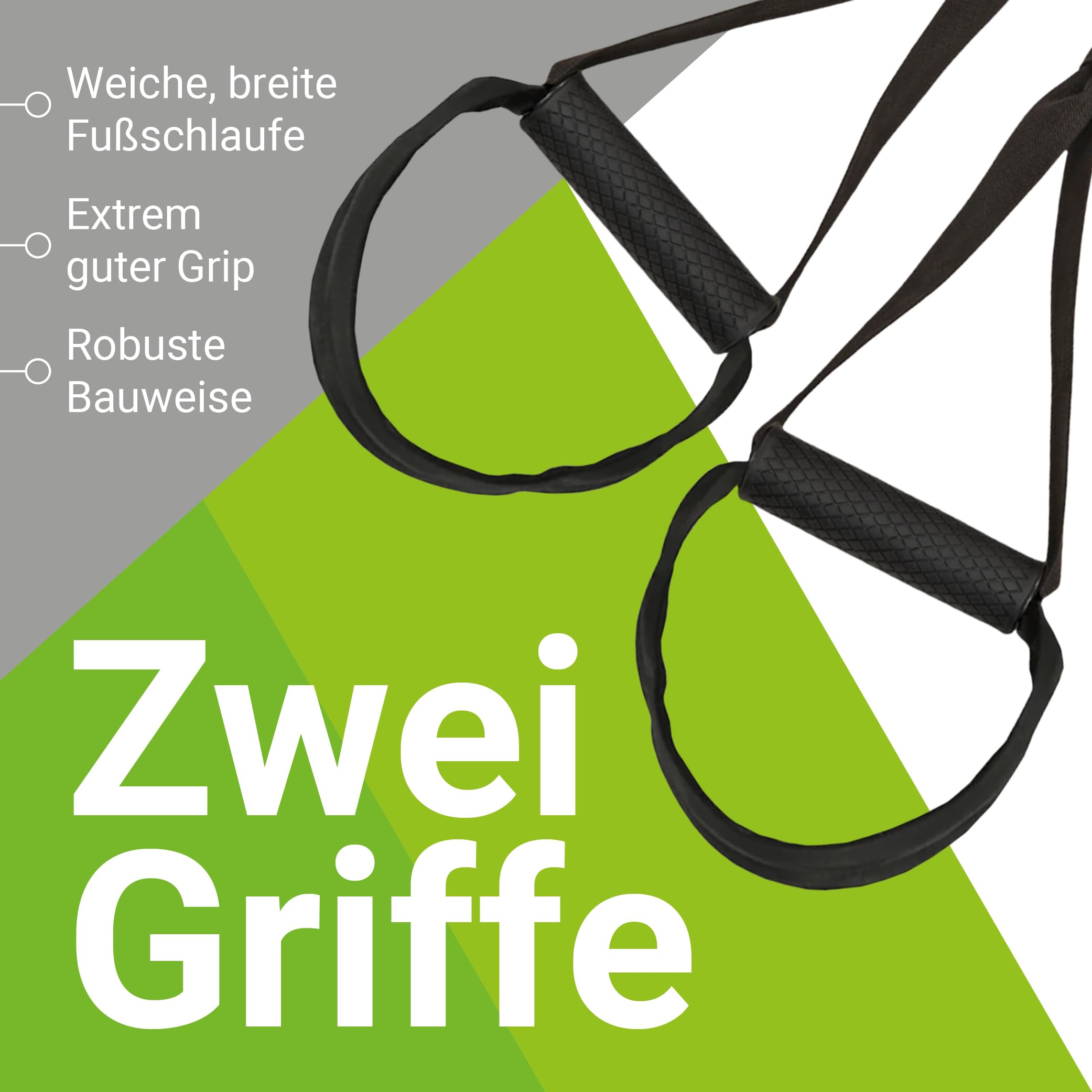 eaglefit - Premium Sling Trainer „Allround“ - Schlingentrainer für Zuhause & Outdoor inkl. Türanker, Umlenkrolle, Deckenhalterung & Zubehör für Krafttraining & Muskelaufbau - Verstellbar 90-310 cm