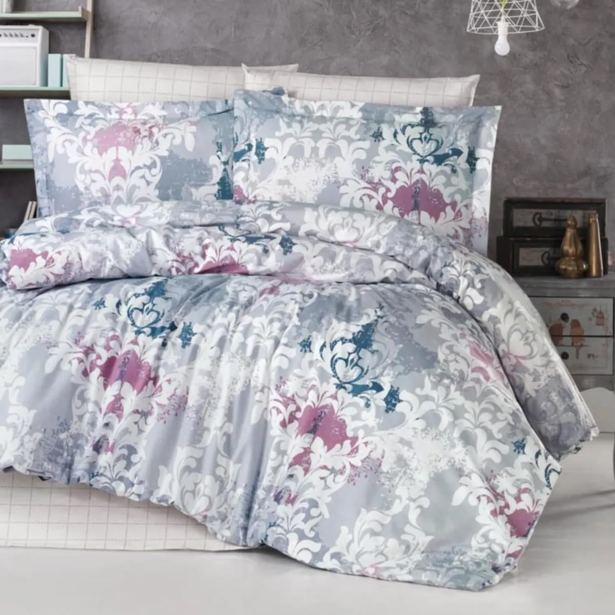 Maxstyle Poplin Saten Harley Double Nevresim Takımı