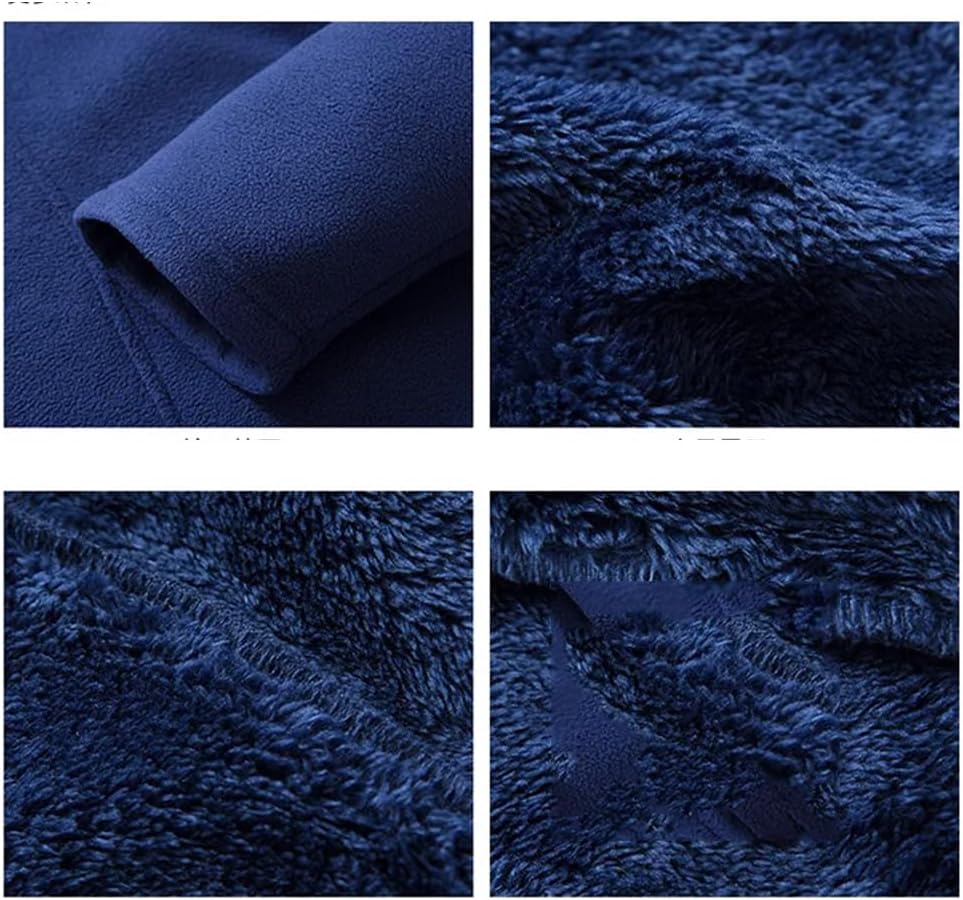 Dvbfufv Men Autumn Winter Thicken Fleece Jacket Men Outdoor Camping Climbing Skiing Jackets Men Tactical Coat