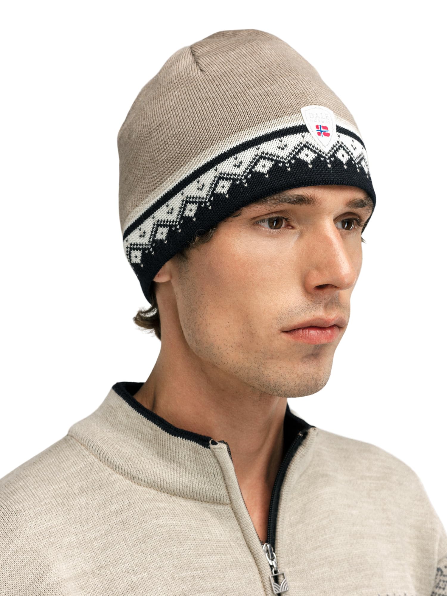 帽子 the virgins soft wool beanie Jocey Beanie Virgin Wool Cobblestone Taupe | Loro Piana US
