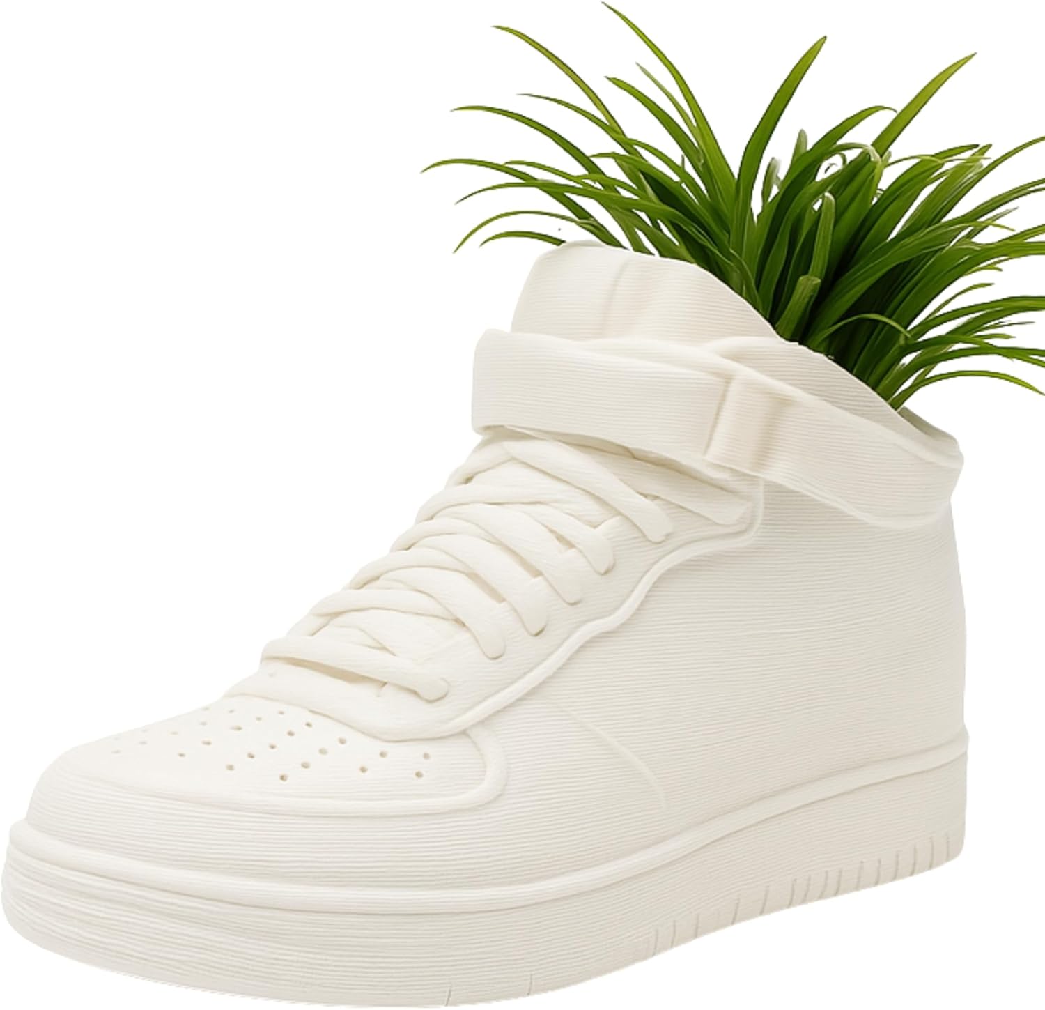 Sneakers High Planter Pot 3D Printed- Pen Holder & Pencil Holders- Plant Pot for Indoor Plants - Unique Planter for Indoor with Drainage Hole- Made in USA