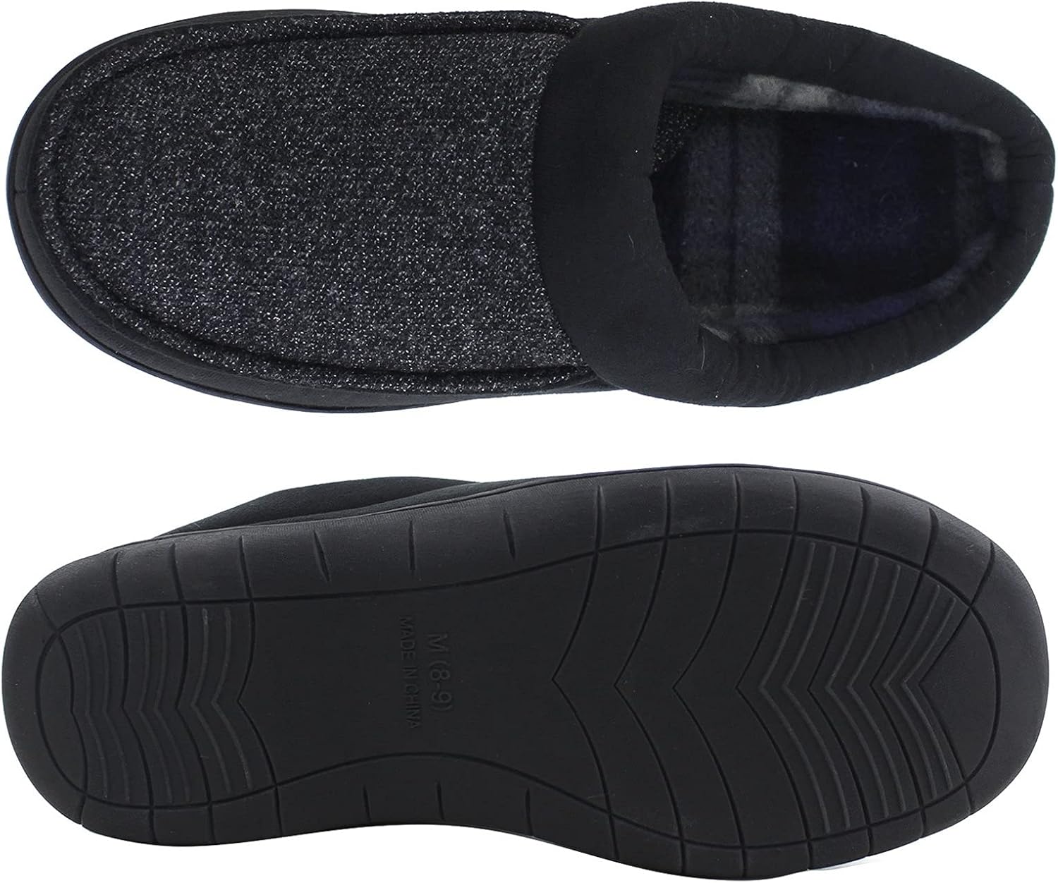 Men's slippers Mens Slides Indoor Slippers Home Slippers Woolen Cloth Shoes Cusual Cotton House Slipper Non-Slip Hard Sole Indoor Outdoor Women's slippers