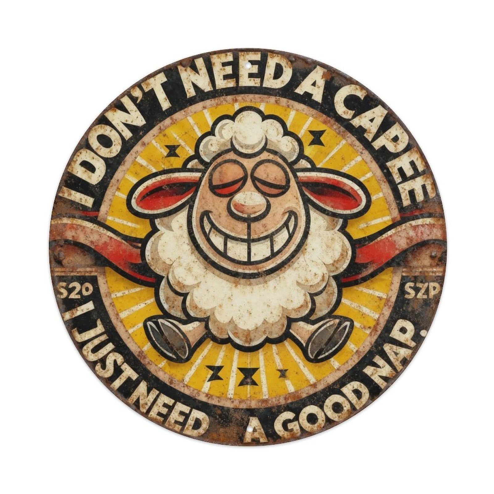 Vintage Corgi Dad Metal Tin Sign Plaque