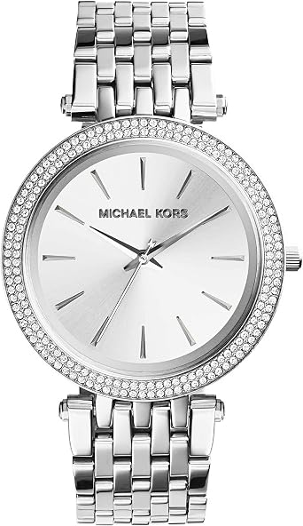 Michael Kors Darci Womens Watch, Stainless Steel and Pave Crystal Watch for Women