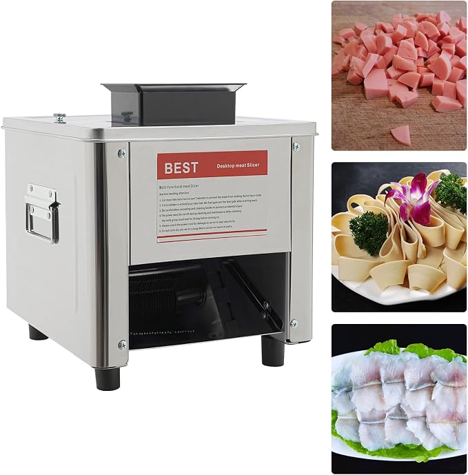 Cortadora Eléctrica de Carne 850W Acero Inoxidable 10mm miniatura 5
