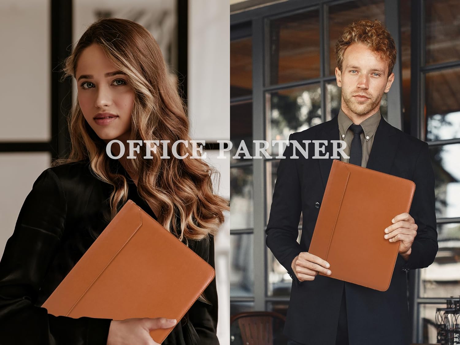 AZXCG Zipper Portfolio Padfolio Binder,3 Ring Padfolio for Women and Men,Business Portfolio Organizer for Women with A4 Writing Pad Holder,Business Portfolio for Meeting,Gift for Valentine's Day - Image 2