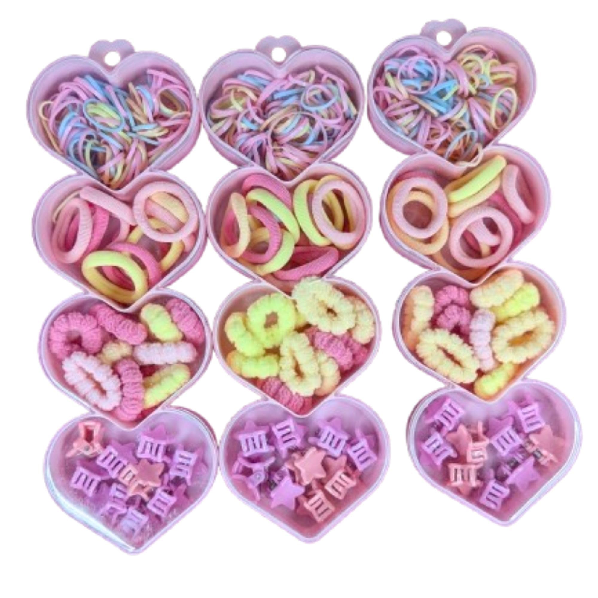 Laura Designs 100 Pcs Colorful Hair Bands, Ponytail Holders, Baby Hair Clips, Bamboo Knots for Girls Kids Baby Toddlers | A Box of Multipurpose Girls Hair Accessories Set | Birthday Gift for Girls (B0DHRPTCXT) Amazon Price History, Amazon Price Tracker